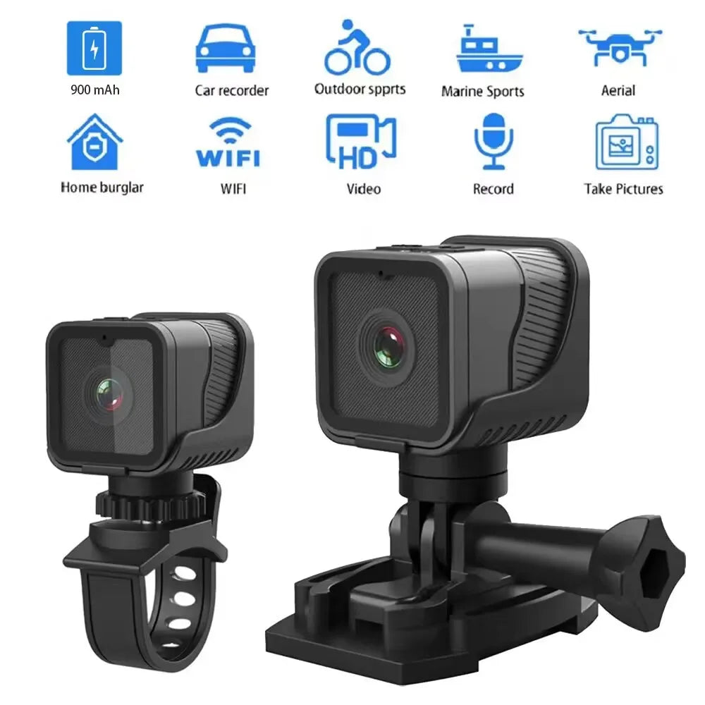 Portable WiFi Waterproof Sports Mini Camera (1080P HD) - Image 3