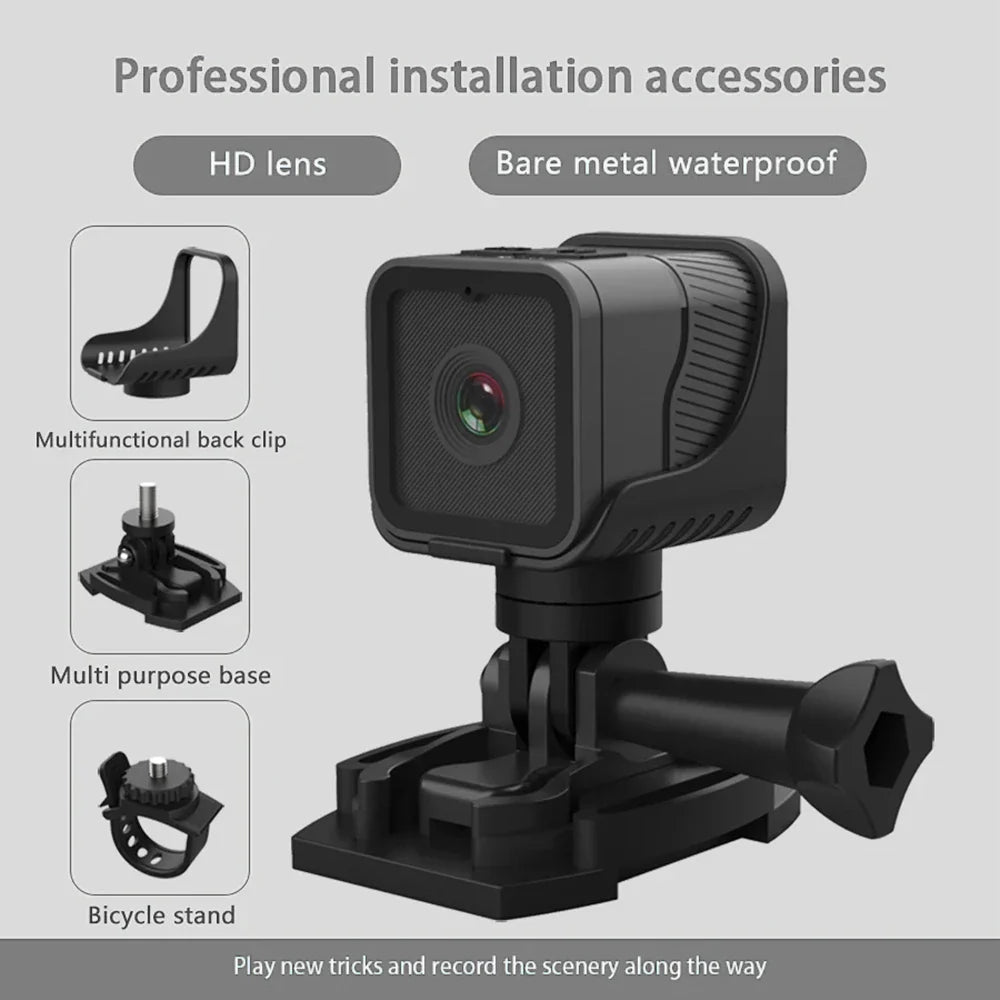 Portable WiFi Waterproof Sports Mini Camera (1080P HD) - Image 4