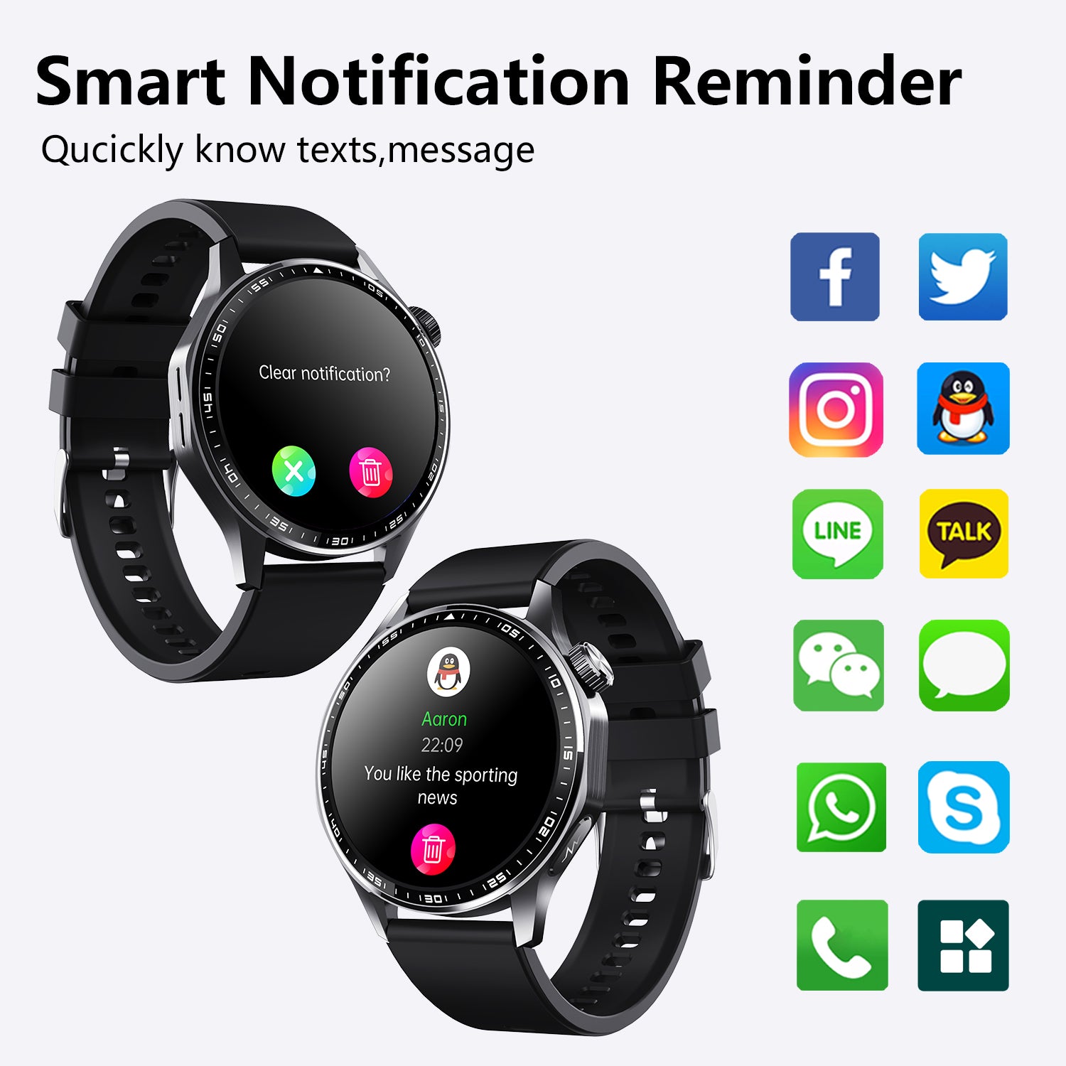 Advanced Health and Fitness Smartwatch with Tools to Manage Stress and Sleep, ECG App, SpO2, 24/7 Heart Rate - Image 2