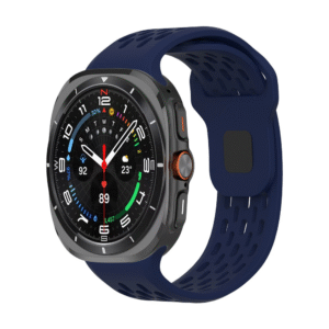 Galaxy Watch 7 Ultra lyukacsos mágneses szil. óraszíj,24mm,S.kék (CEL-STRAPPWATCH7U-BL)
