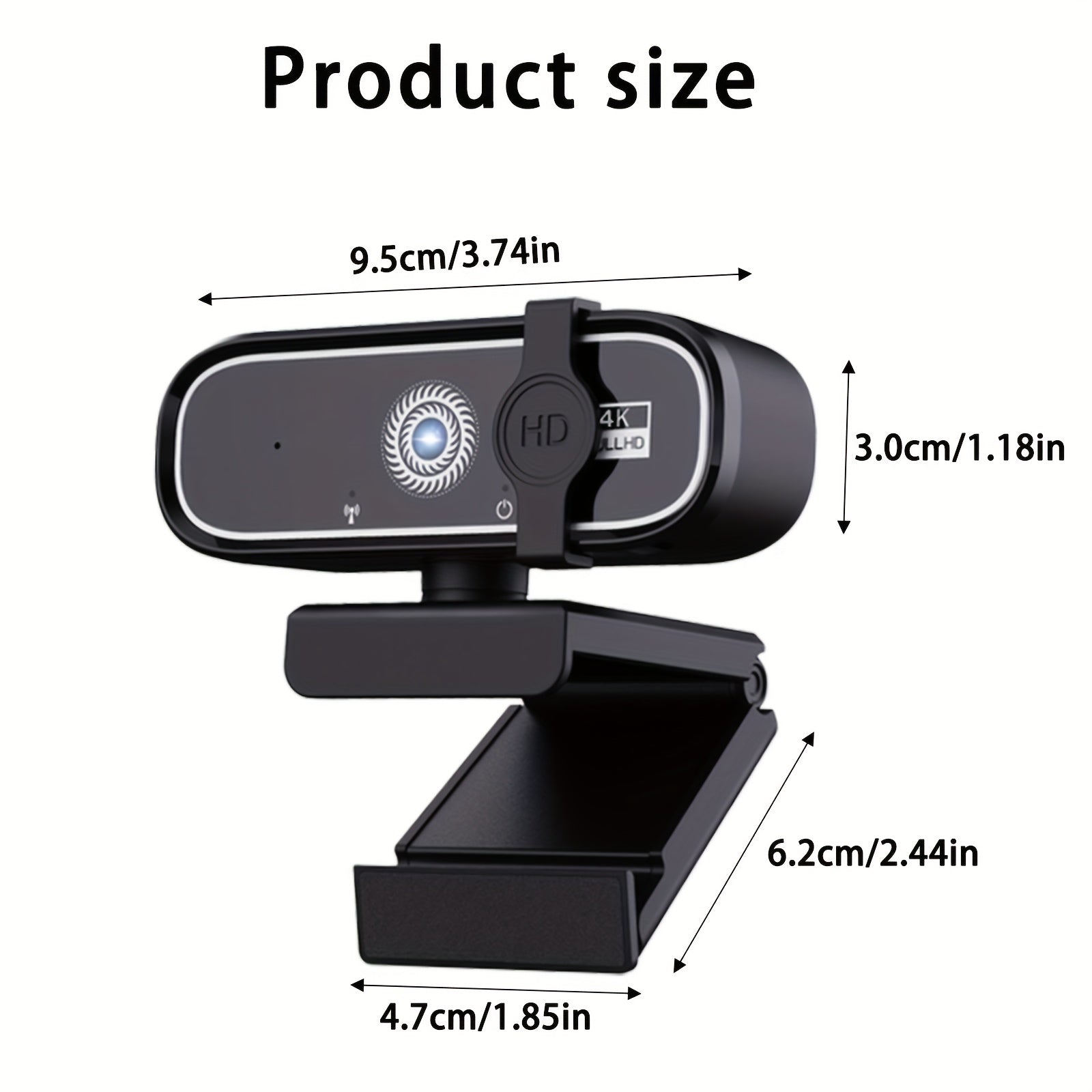 Webcam with Auto-Focus & Privacy (4K Ultra HD USB) - Image 3